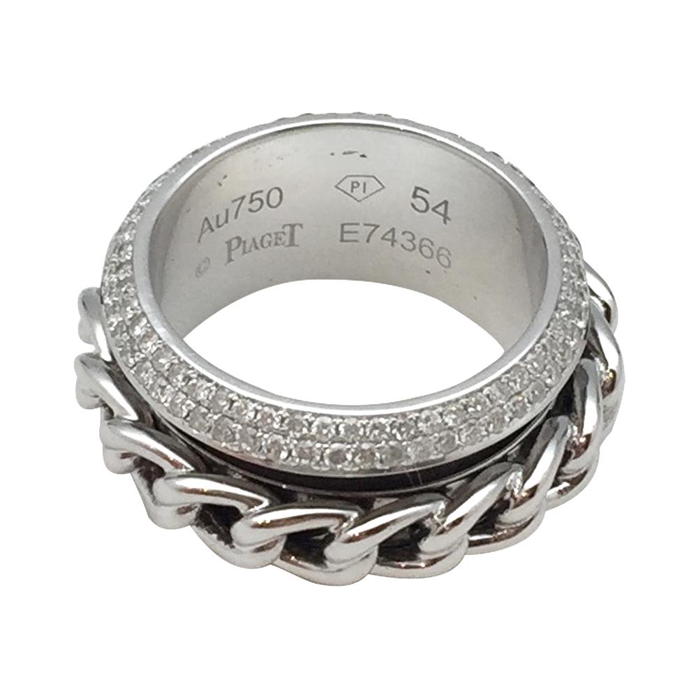 A 18Kt white gold Piaget ring, 