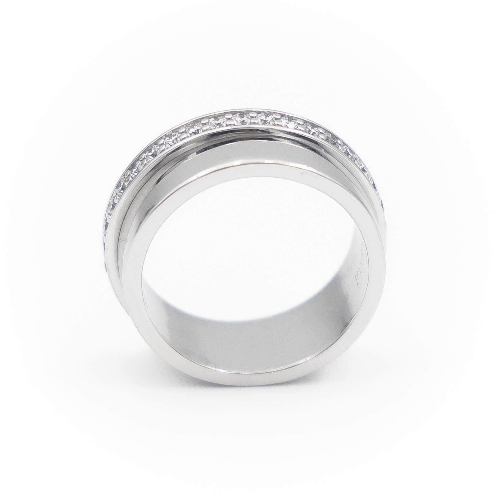 Brilliant Cut Piaget Ring Possession White Gold Diamond For Sale