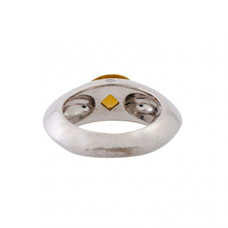 Mixed Cut Piaget Ring with Citrine For Sale