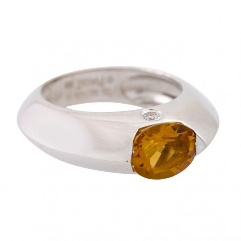 Piaget Ring with Citrine In Good Condition For Sale In Stuttgart, BW