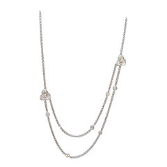 Collier Piaget Rose 7 Diamants ronds taillés en brillant