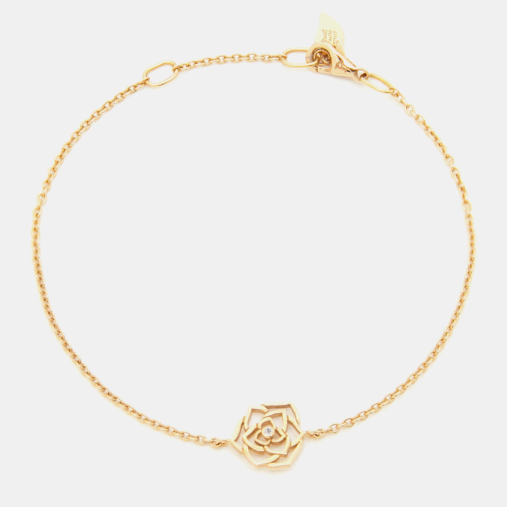 Piaget Rose Diamond 18k Rose Gold Bracelet 2
