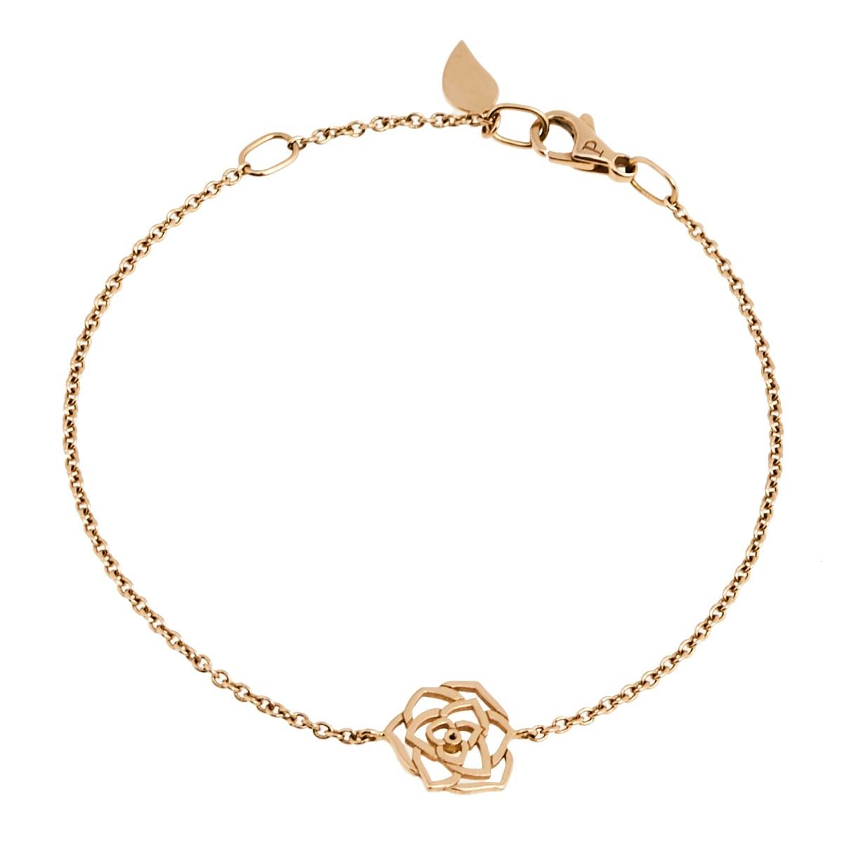 rose gold charm bracelets