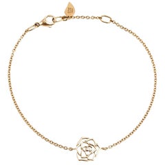 Piaget: 18 Karat Roségold Charm-Armband mit Rosendiamant