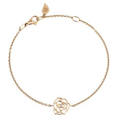 Piaget Rose Diamond 18K Rose Gold Charm Bracelet