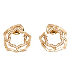 Piaget Rose Diamond 18K Rose Gold Earrings
