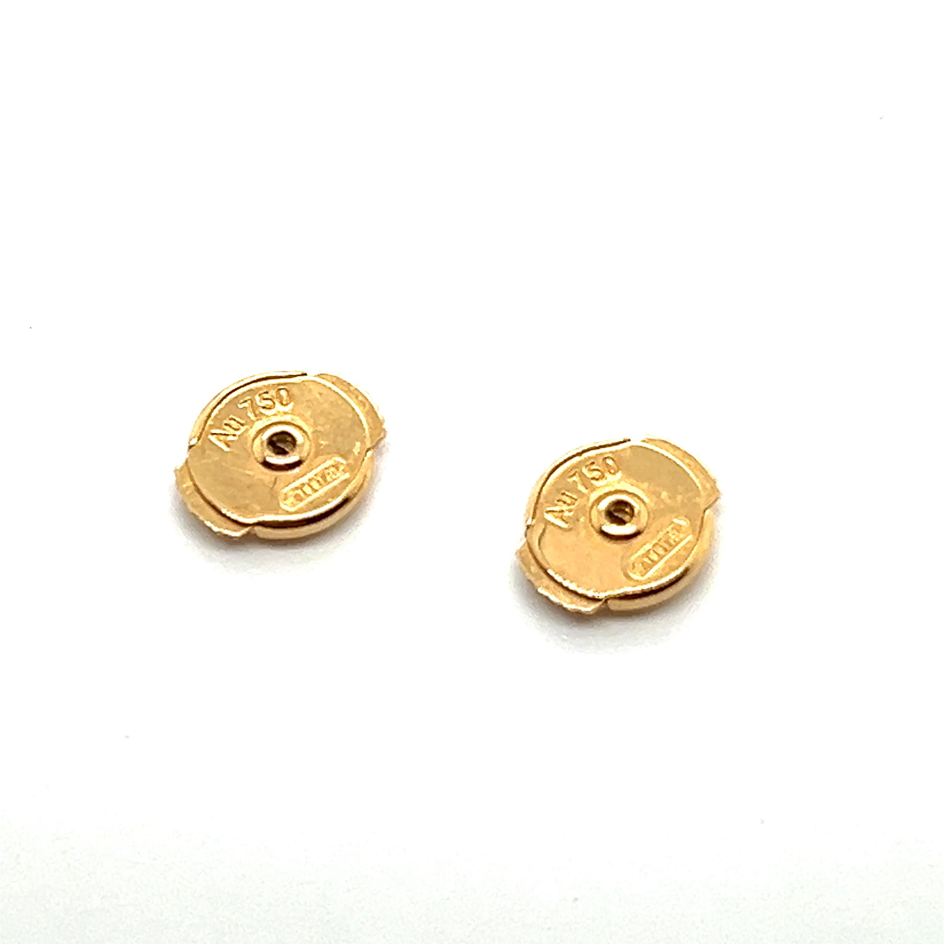 Orecchini Piaget Rose con diamanti in oro rosso 18 carati in vendita 7