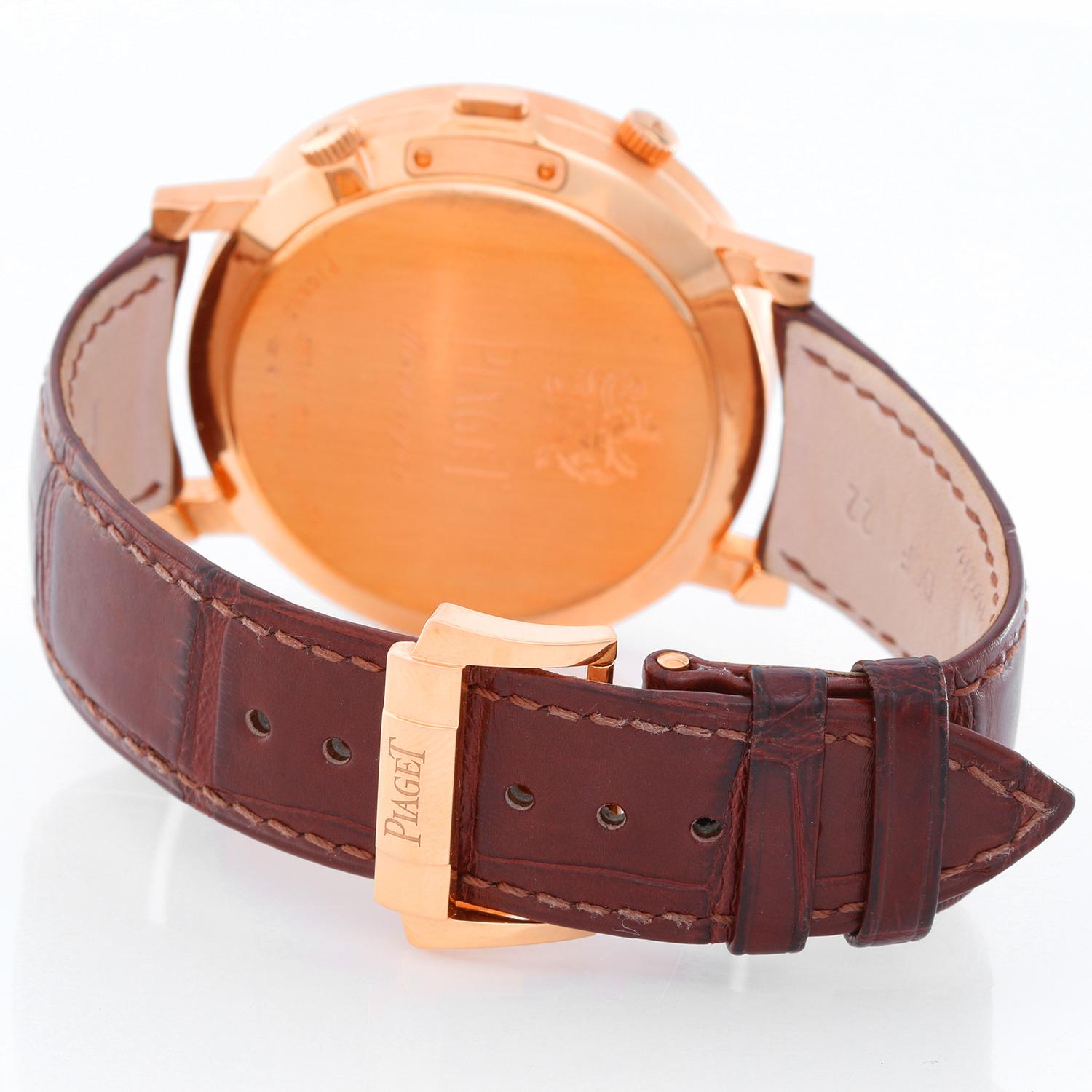 Piaget Rose Gold Altiplano Double Jeu mechanical Wristwatch Ref GOA3515 1