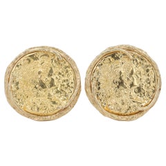 Vintage Piaget & Salvador Dali 22 Karat Gold Cufflinks