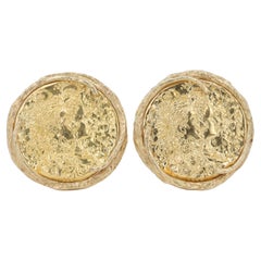 Vintage Piaget & Salvador Dali 22 Karat Gold Cufflinks 