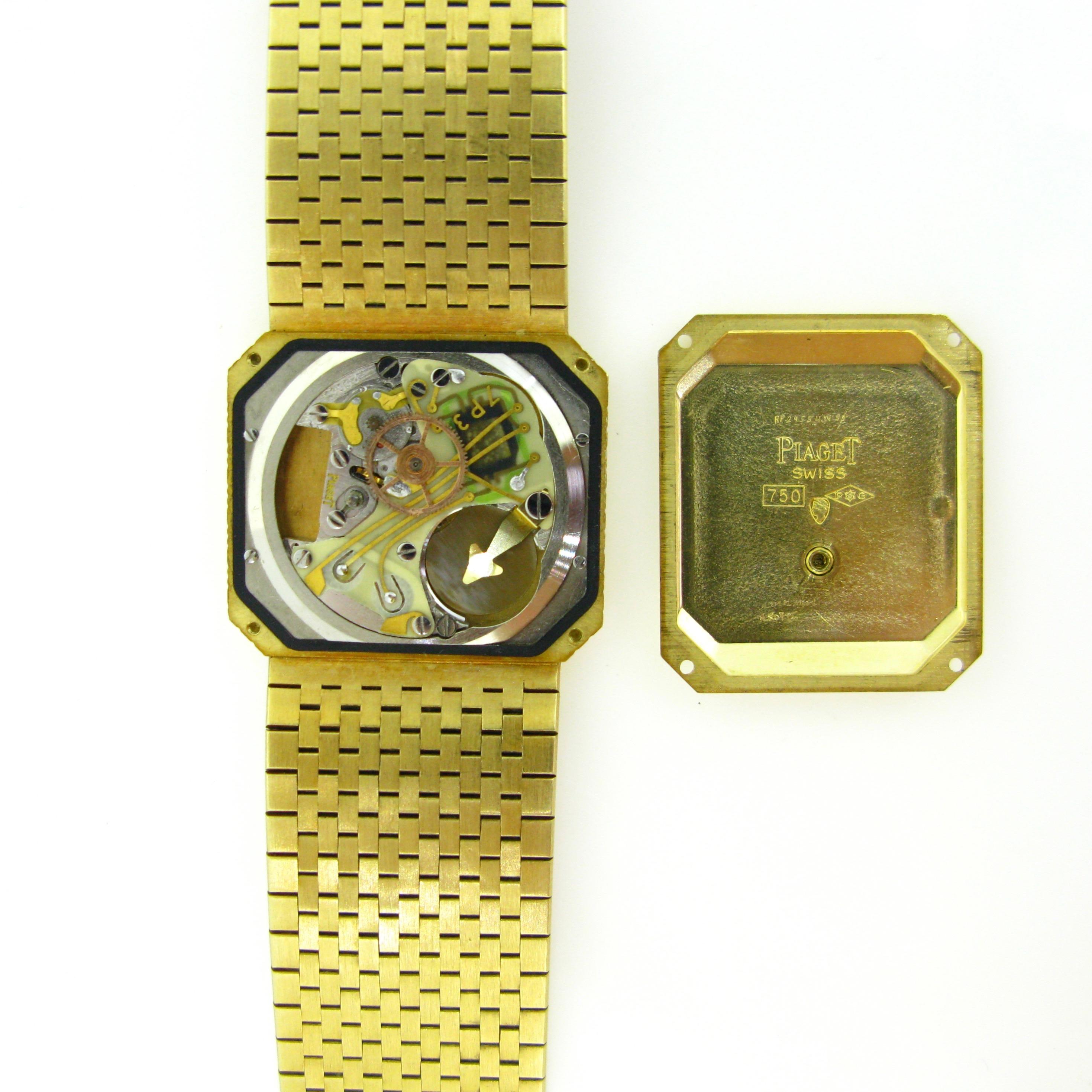 Piaget 1970s Yellow Gold Vintage Wristwatch 2
