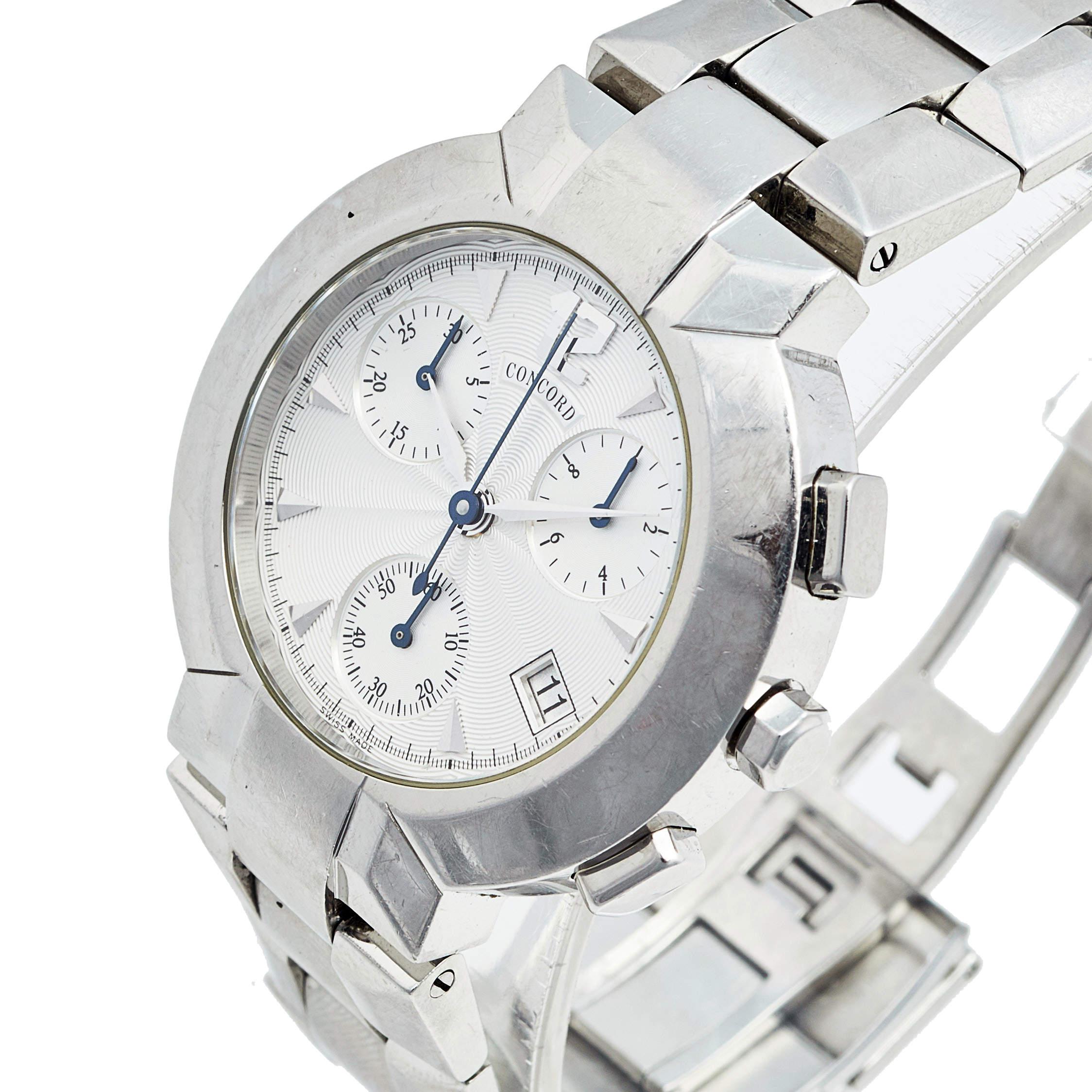Piaget Silver 18K White Gold Diamond Polo G0A33223 Men's Wristwatch 38 mm 3
