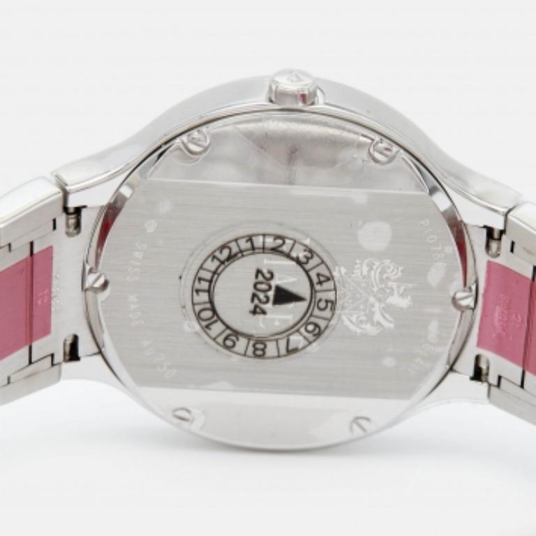 Reloj de pulsera de mujer Piaget Polo de diamantes de oro blanco de 18 quilates G0A36231 32 mm en venta 1