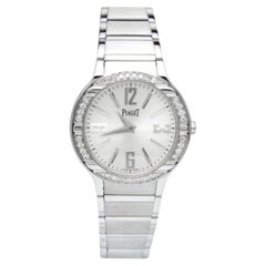 Reloj de pulsera de mujer Piaget Polo de diamantes de oro blanco de 18 quilates G0A36231 32 mm
