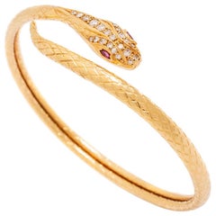 Piaget Snake Serpenti Yellow Gold 18k Bracelet