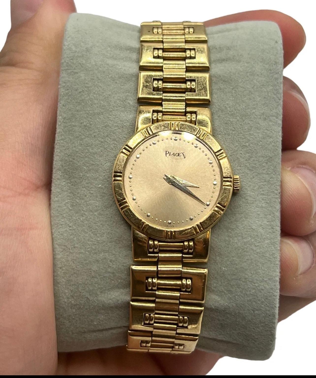Piaget Solid 18K Gold Dancer Reference 80563K81 With Box & Papers In Good Condition In Media, PA