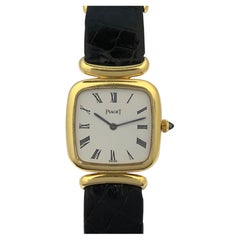 Piaget Solo Tempo Yellow Gold Ladies Vintage Mechanical Wrist Watch