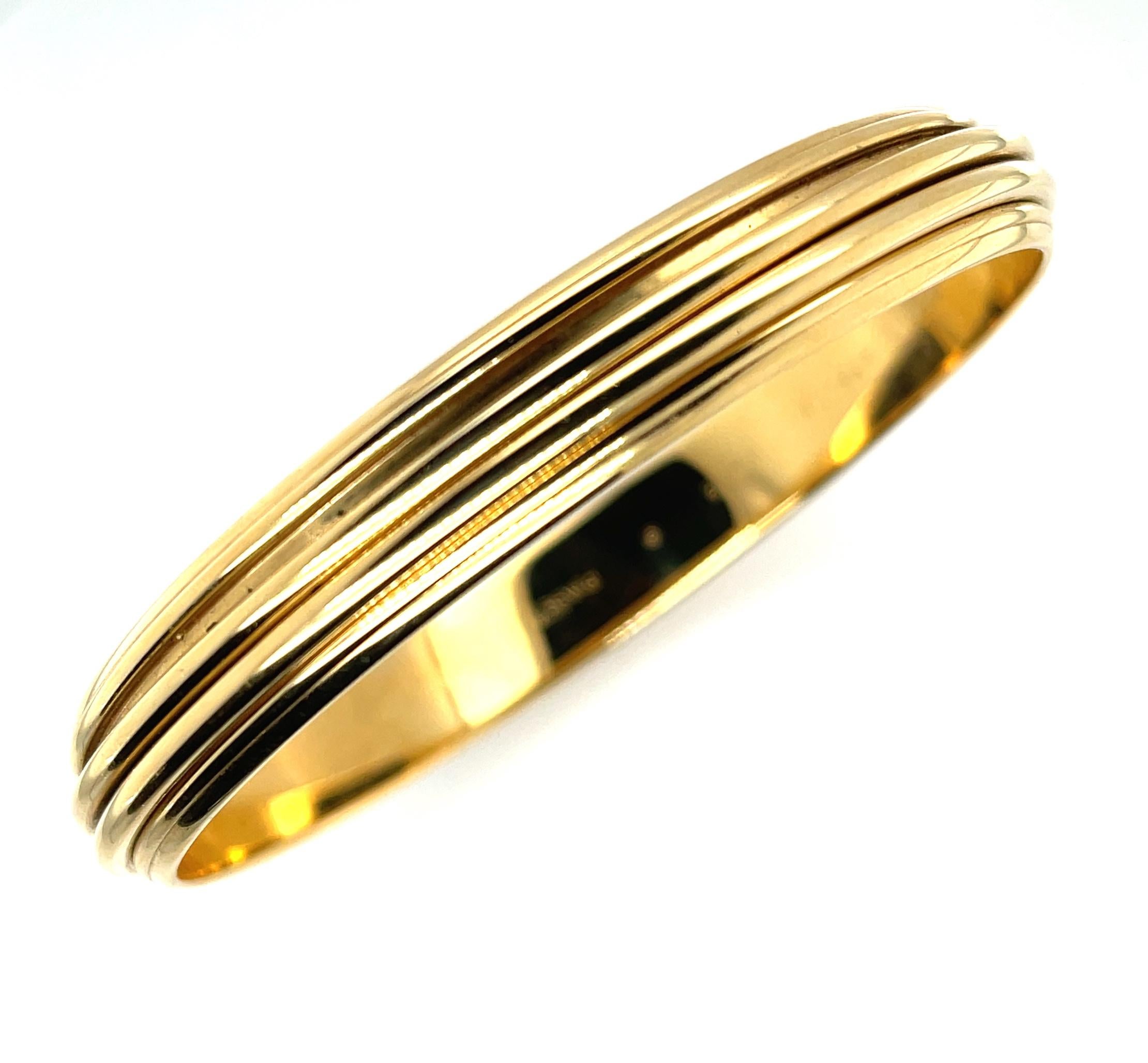 This signature bangle bracelet is from Piaget's 