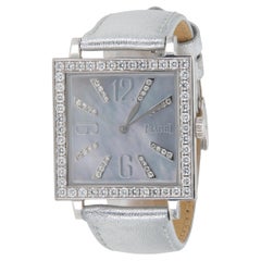 Piaget Montre carrée Altiplano en nacre avec diamants