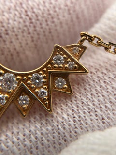 Piaget Sunlight Series Rose Gold Full Diamond Necklace