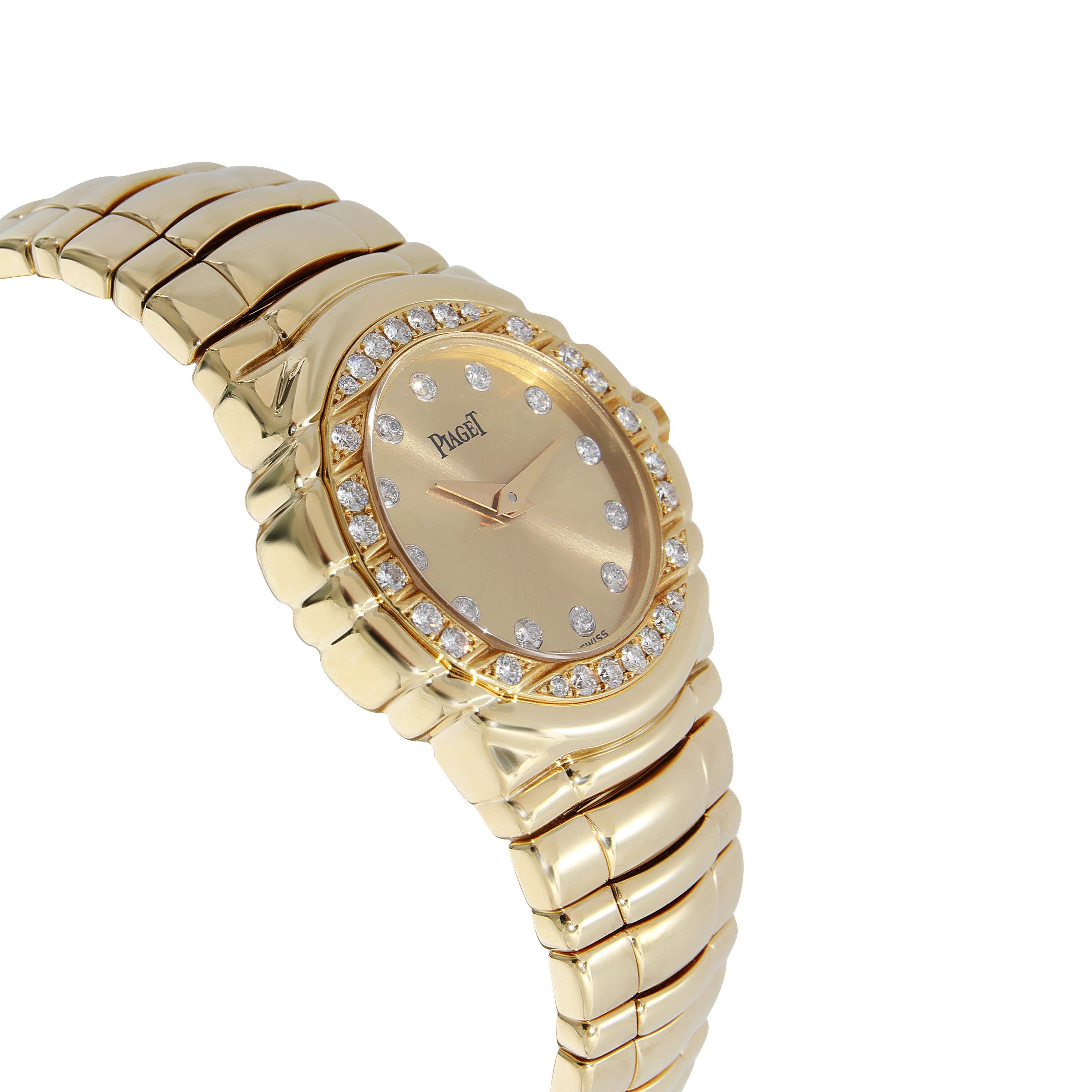 Piaget Tanagra 16033 M 401 D Women's Watch in 18kt Yellow Gold For Sale ...