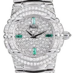 Piaget Tanagra Full Diamond 18K White Gold LADIES Watch  Ref. M406 D
