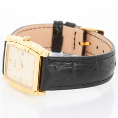 Piaget Tanagra Herrenuhr 18k Gelbgold Quarz 17061