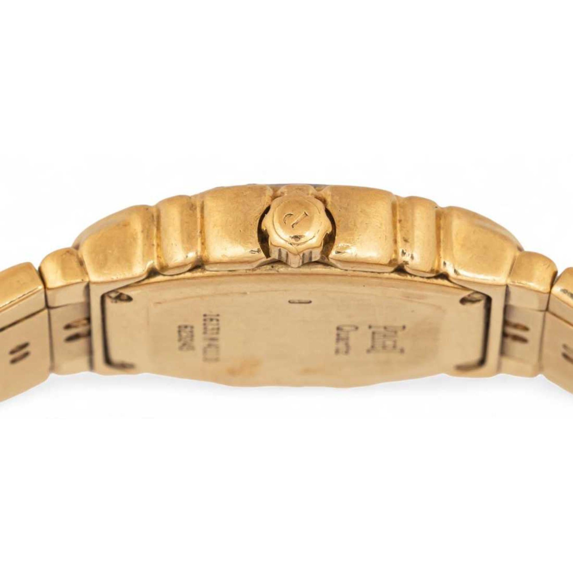 Piaget Tangara 18K Yellow Gold & Diamond Bezel Set Ladies Watch For Sale 3