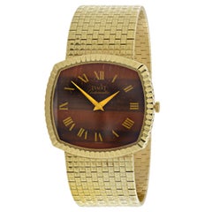 Montre-bracelet pour homme Piaget Tigers Eye:: circa 1980