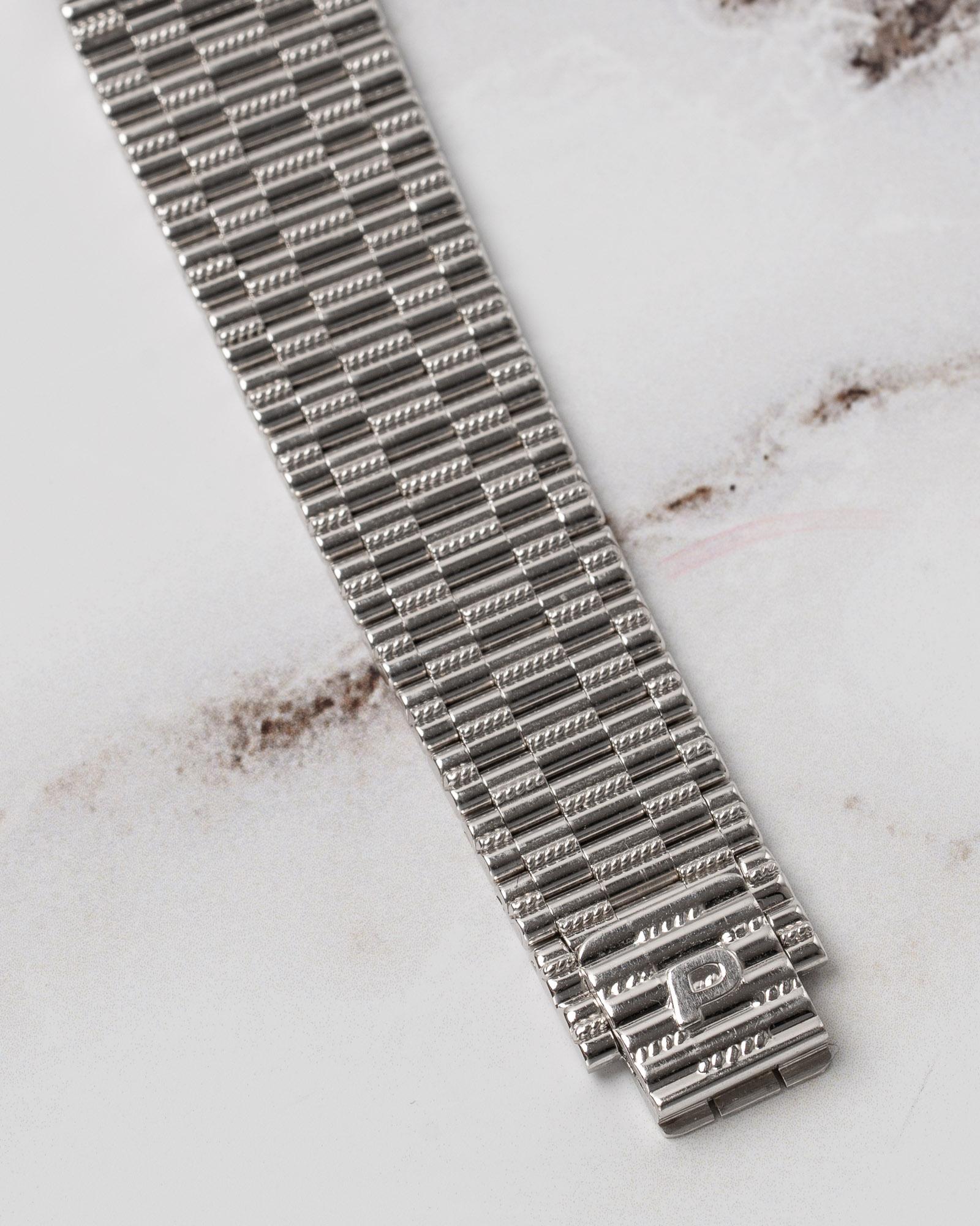 Piaget Traditional 15301 G2 Emeralds and Pave Diamond Dial 18k WG Box and Papers For Sale 5