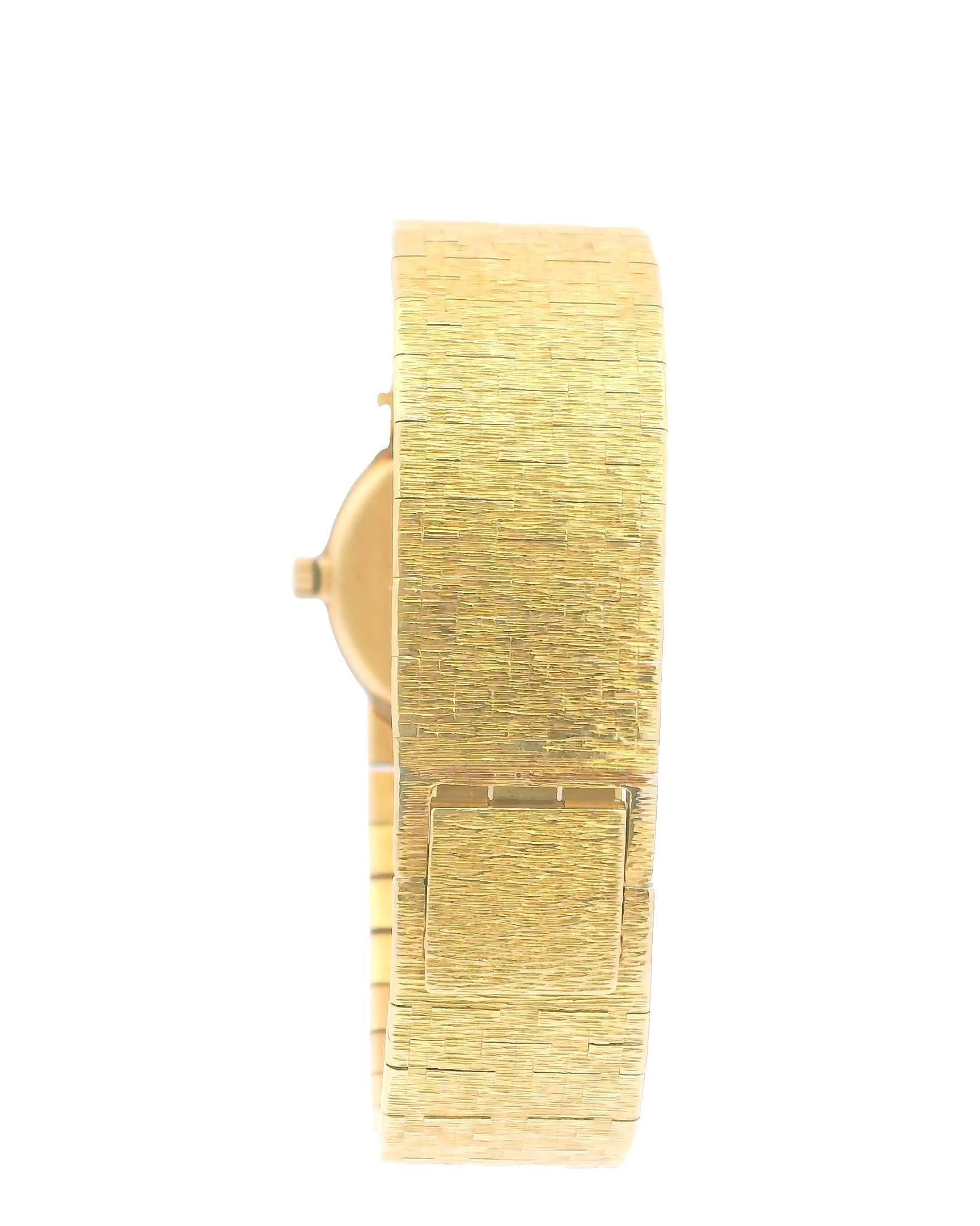 Women's Piaget Turquoise Dial & Diamond Bezel with Jade 18K Yellow Gold Ladies Watch