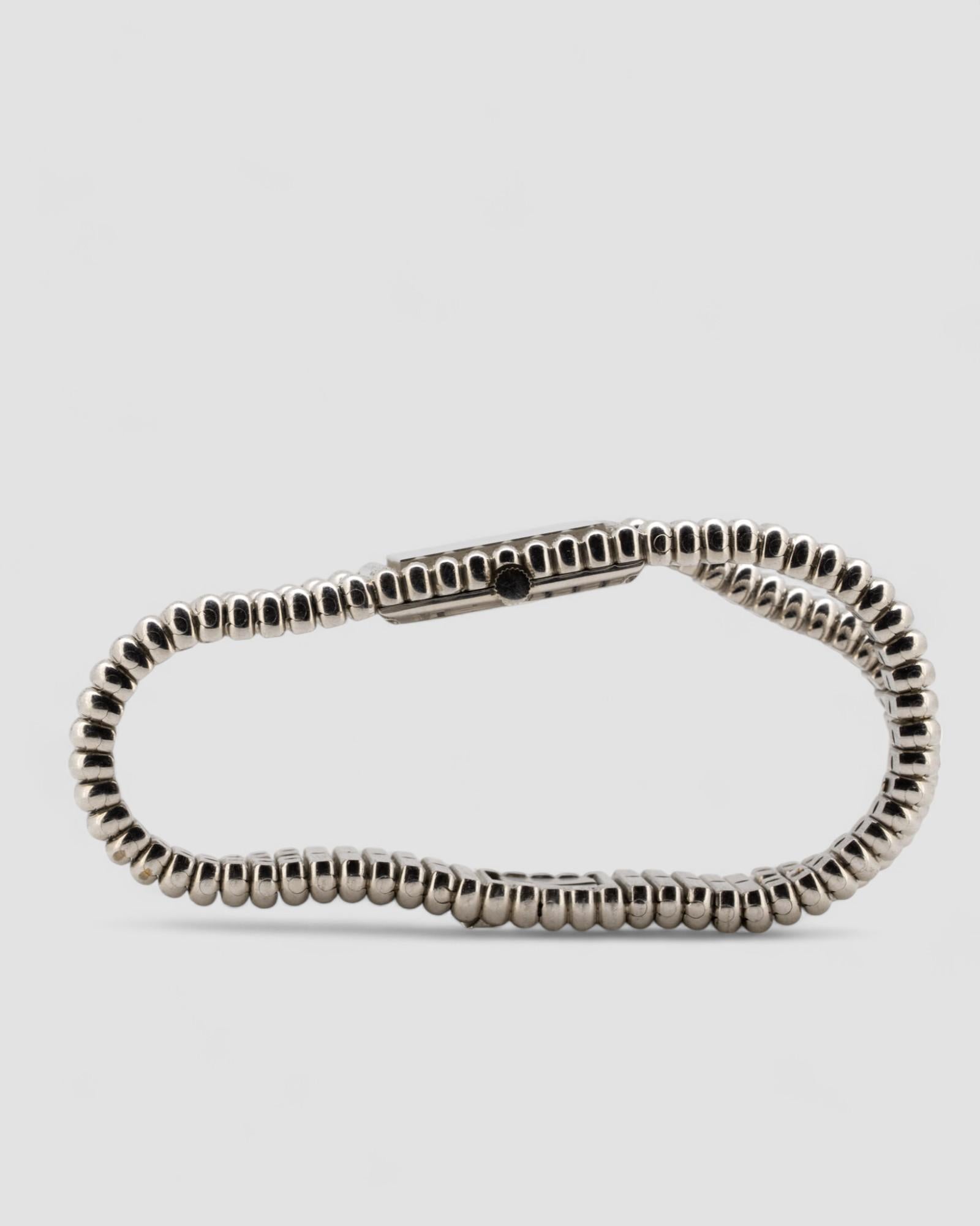 Piaget Vampire Emperador 9131 Onice Diamante Quadrante 18k WG Anni '70 in vendita 7