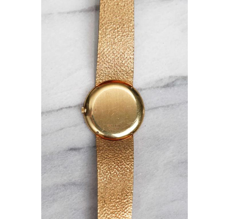Piaget Van Cleef & Arpels Double Signed Watch in 18k yellow gold, 1980s In Good Condition For Sale In New York, NY