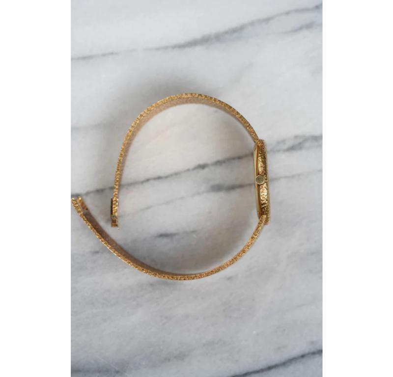 Women's Piaget Van Cleef & Arpels Double Signed Watch in 18k yellow gold, 1980s For Sale