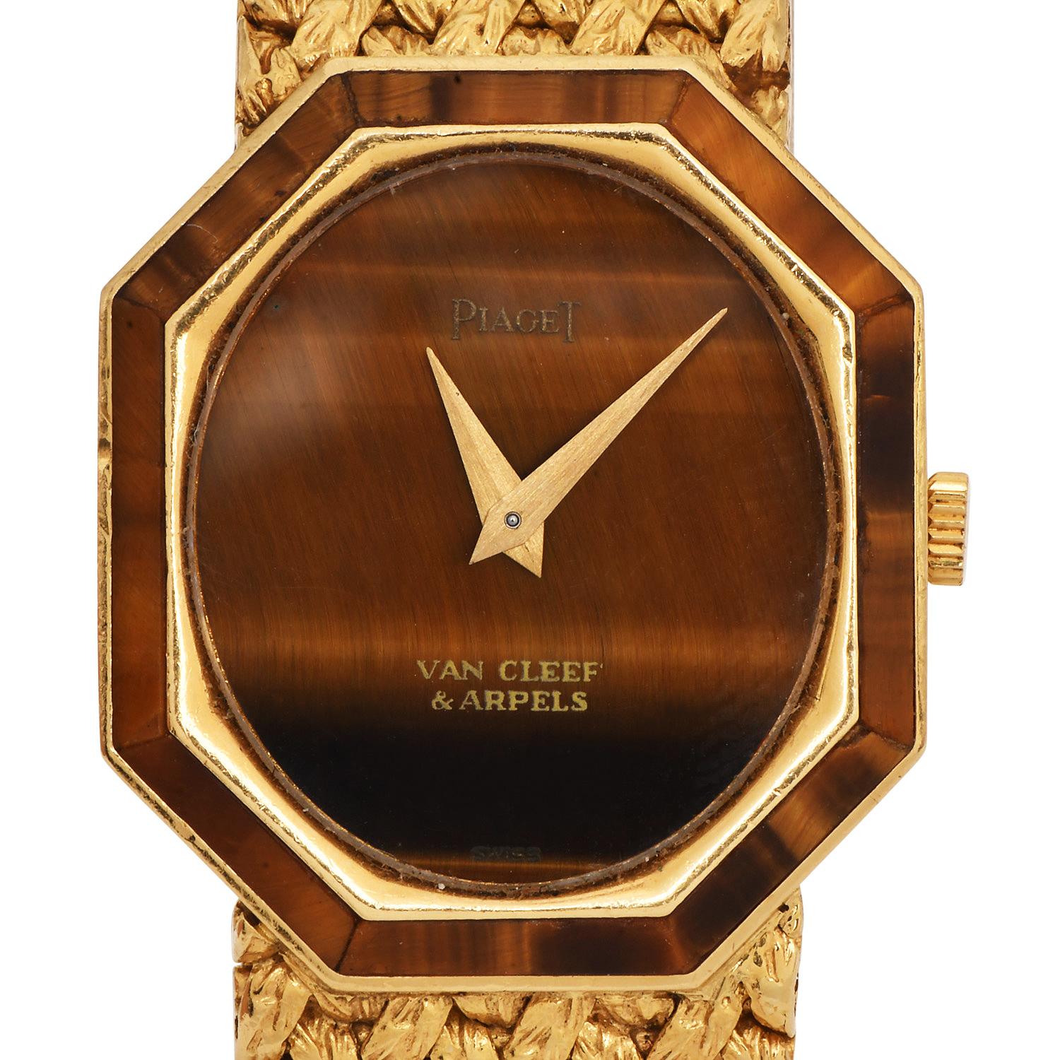 Step back into an era of bold elegance with this stunning Vintage Piaget 9341 Women’s Watch, crafted in the 1970s and showcasing the timeless artistry Piaget is known for.

Reference No.: 9341 D2

Serial No.: 188057

Metal: Solid 18K Yellow