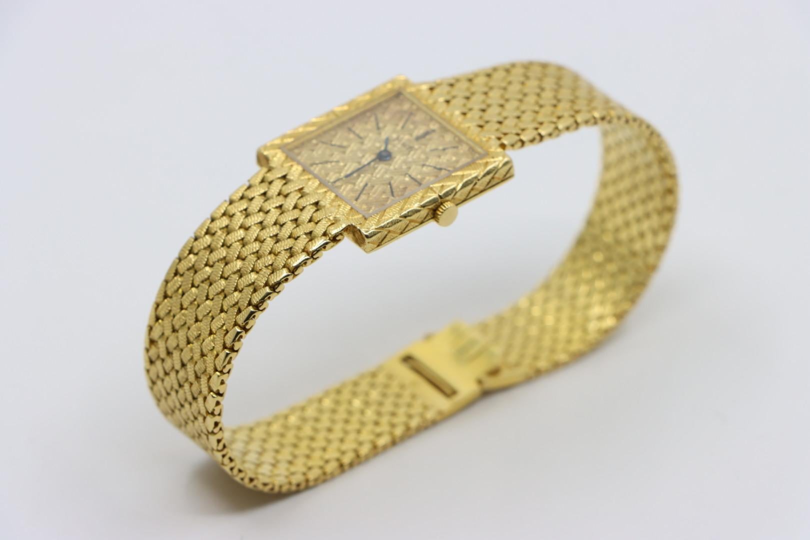 Piaget Vintage 18K Gold Unisex Watch For Sale 3