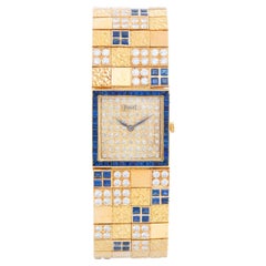 Montre homme Piaget Vintage en or jaune 18 carats 9532