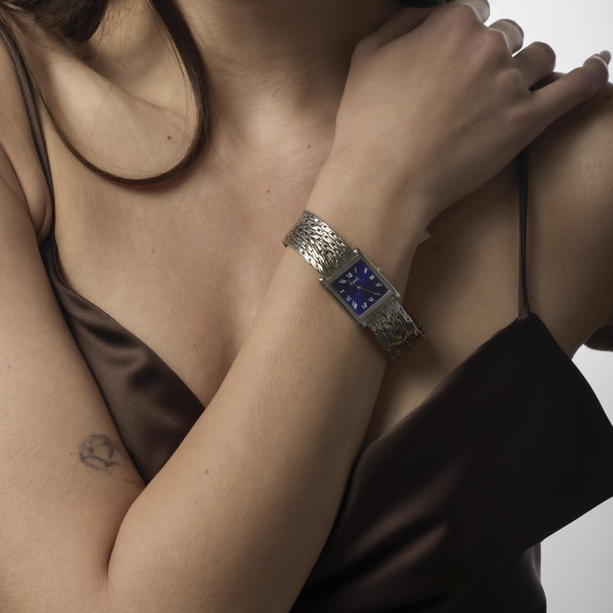 Montre Piaget vintage en or jaune 18 carats Bon état - En vente à Beverly Hills, CA