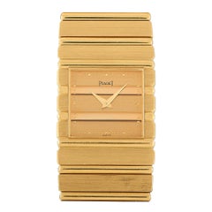 Piaget Vintage Polo Montre à quartz en or jaune 18 carats 7131-C701