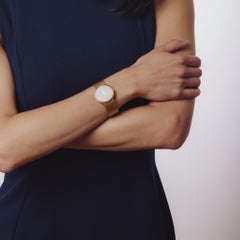 Piaget vintage tiger's eye 18k yellow gold watch