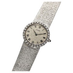 Orologio vintage Piaget in oro bianco e diamanti