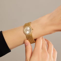 PIAGET vintage watch in yellow gold and diamonds