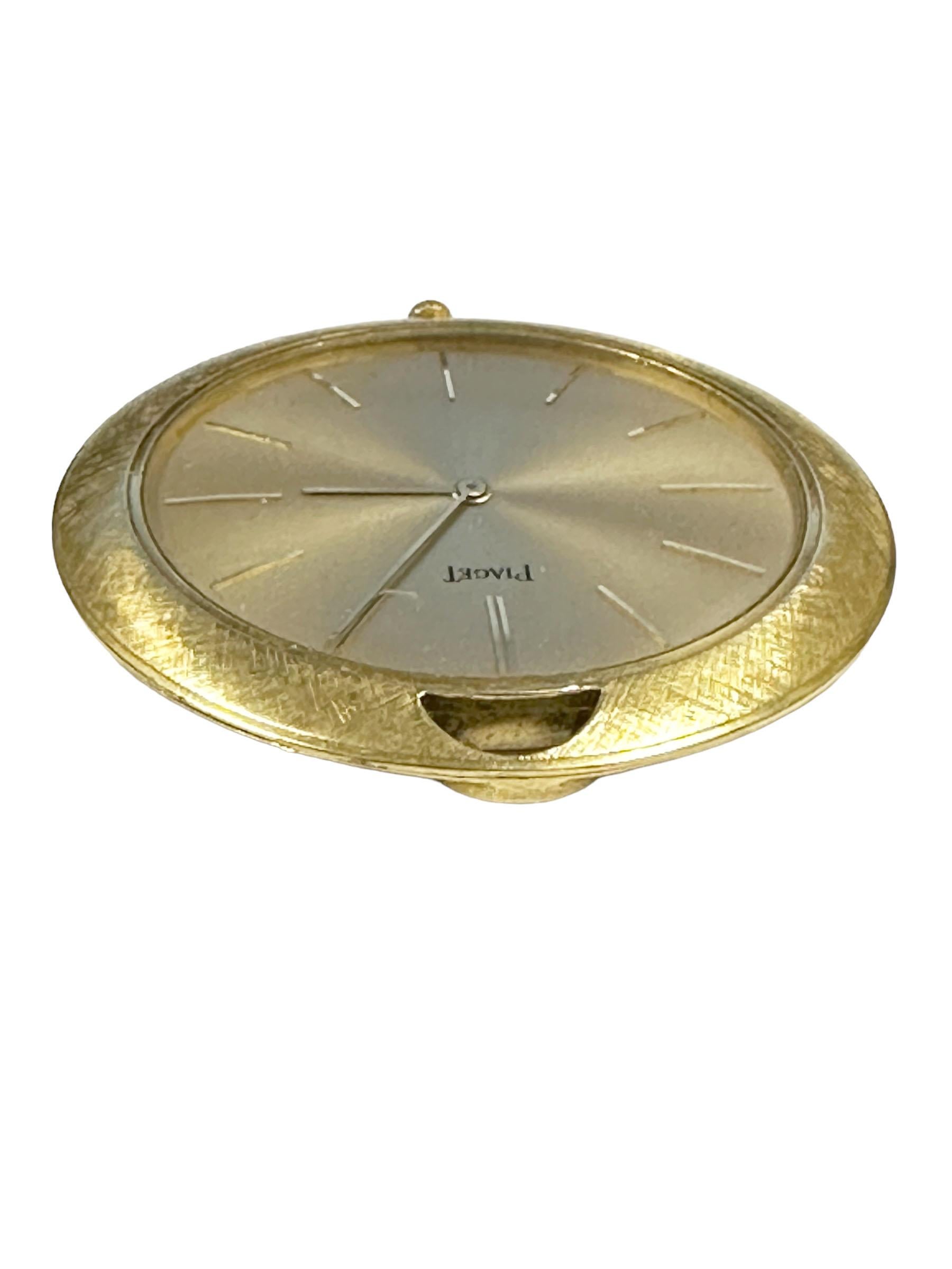Reloj de bolsillo Piaget Vintage Oro Amarillo 1