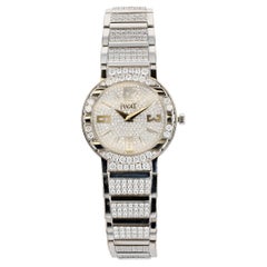 Polo Piaget Limelight de Oro Blanco y Cuarzo Diamantado