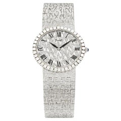 PIAGET White Gold and Diamond Set Bracelet Watch Ref. 9806 A68