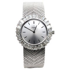 Piaget White Gold Diamond Bezel Ladies Cocktail Watch in 18 Karat White Gold