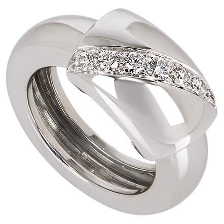 Piaget Bague danseuse en or blanc et diamants en vente