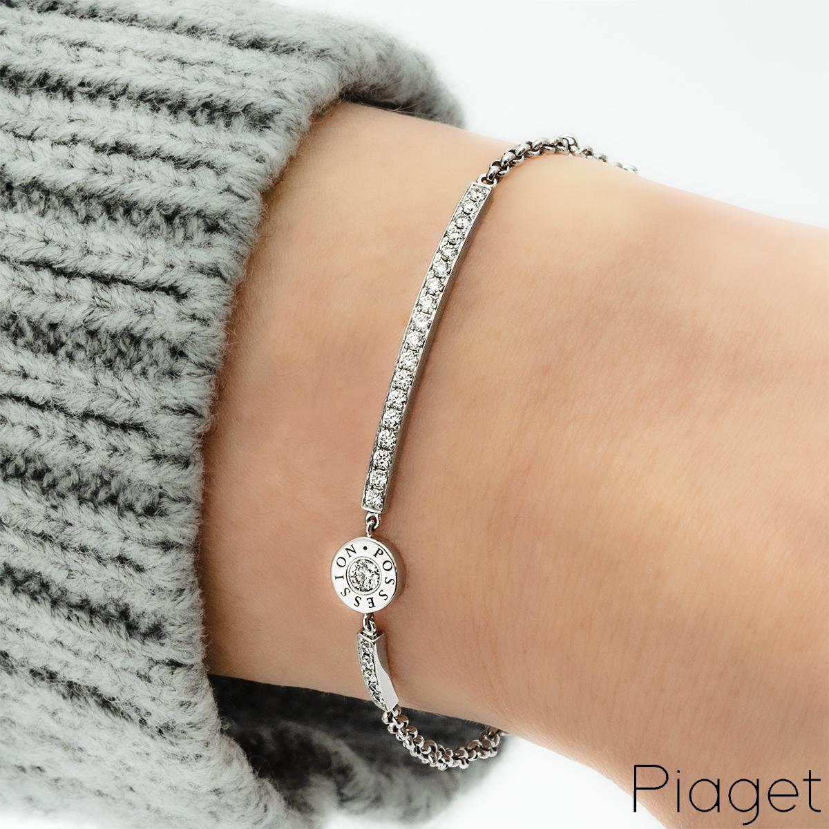 Women's Piaget White Gold Diamond Possession Bracelet