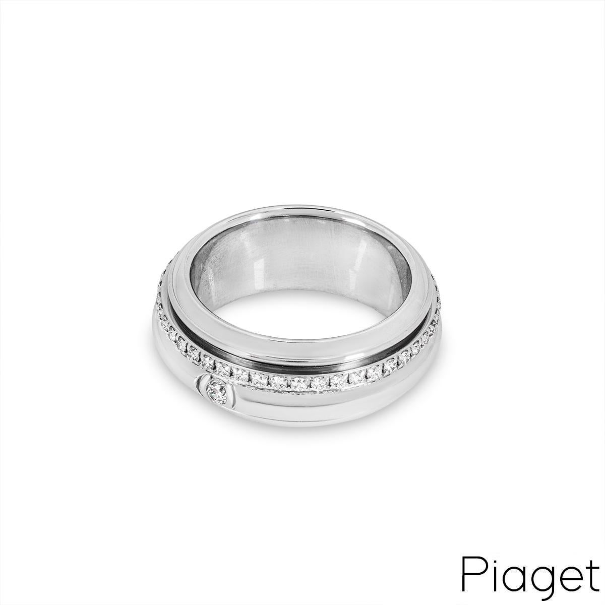Piaget White Gold Diamond Possession Ring In Excellent Condition In London, GB
