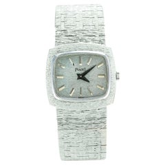 Retro Piaget White Gold Ladys Wristwatch